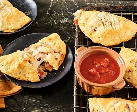 Cheesy Meatball Pockets